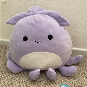 Stacy the Squid Squishmallow EUC 14 Inches